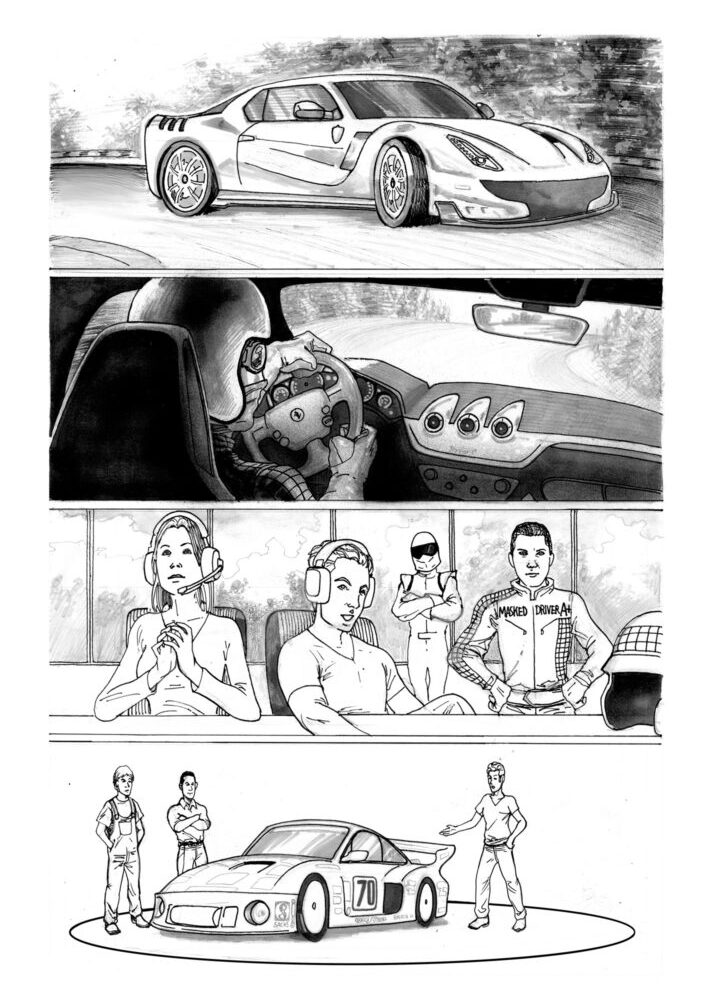 Tavola Danny Drift corsa macchina