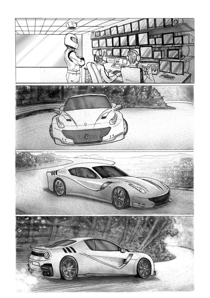 Tavola Danny Drift corsa macchina