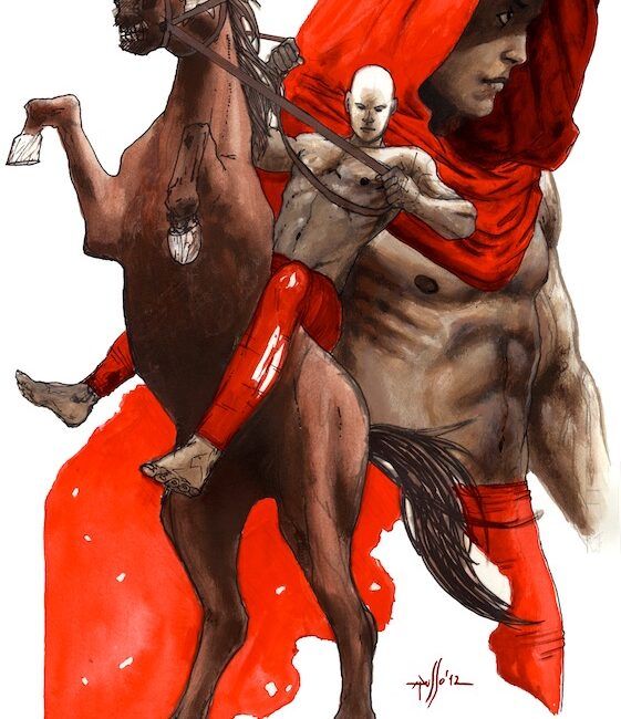 Cavaliere incappucciato