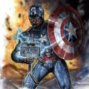 Captain America with Mjolnir - Endgame
