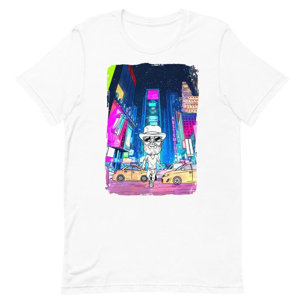 T-Shirt maglietta Abstemius omino babuto New York