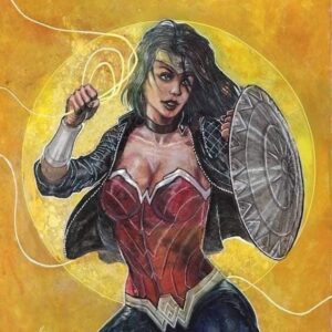 Wonder Woman scudo e lazo costume moderno