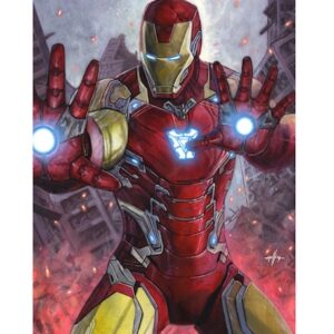Iron Man raggio energetico
